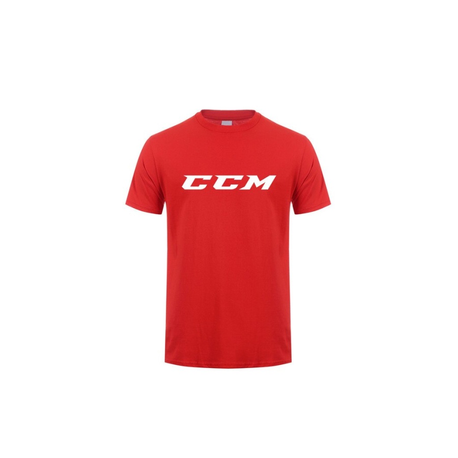 CCM LOGO TEE RED PÁNSKE TRIČKO
